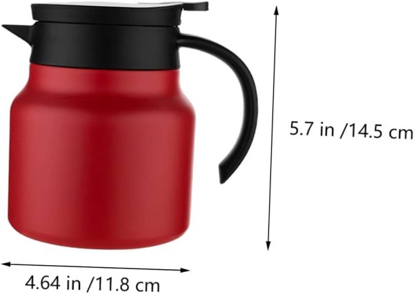 فلاسک یک لیتری دماسنج دار و صافی دار مسافرتی درجه یک - Image 4