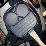 ماهیتابه گرانیت 3 تکه CHU GONG FU تابه کرپ سه قسمتی - Image 4