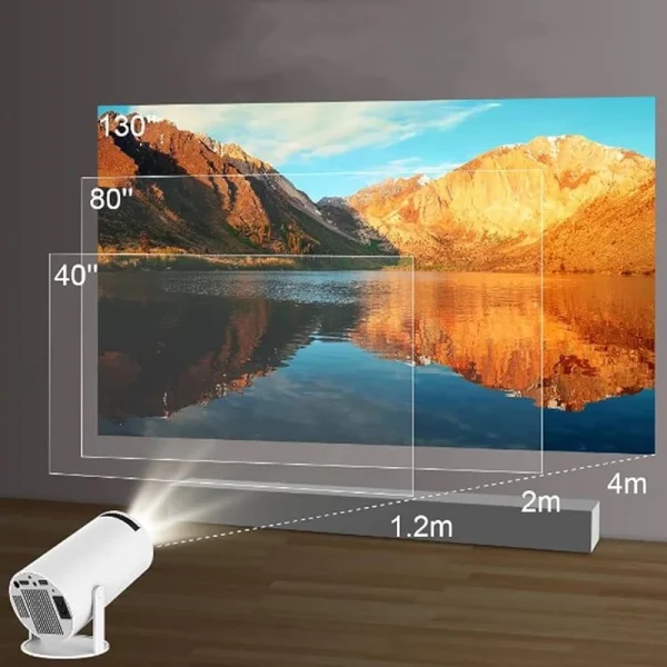 ویدئو پروژکتور مدلHY300 Pro پک زرد اصلی - Image 3