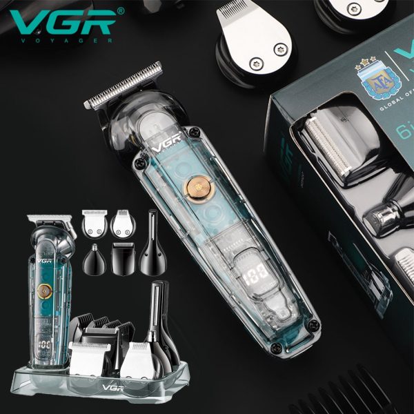 ماشین اصلاح شش کاره وی جی آر مدل V-102 - Image 2
