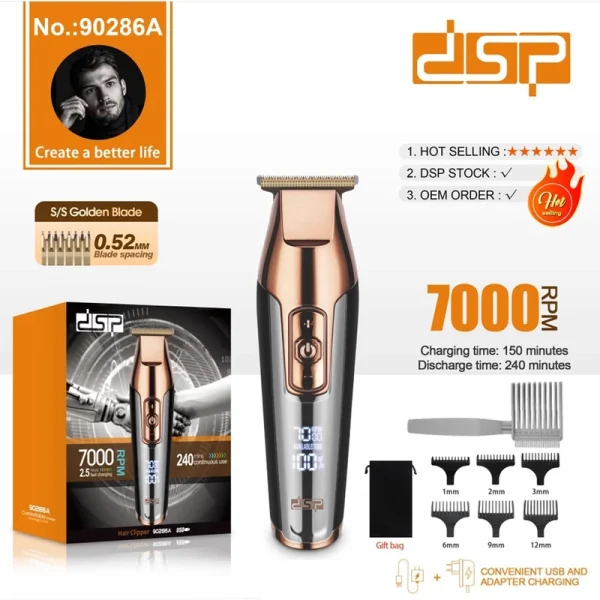 ماشین اصلاح موی سر و صورت دی اس پی مدل 90286A - Image 3