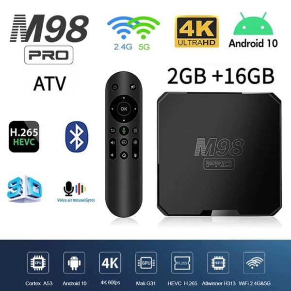مشخصات اندروید باکس مدل M98 Pro - Image 4