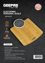 ترازو شخصی الکترونیکی GEEPAS مدل GBS46529 - Image 2