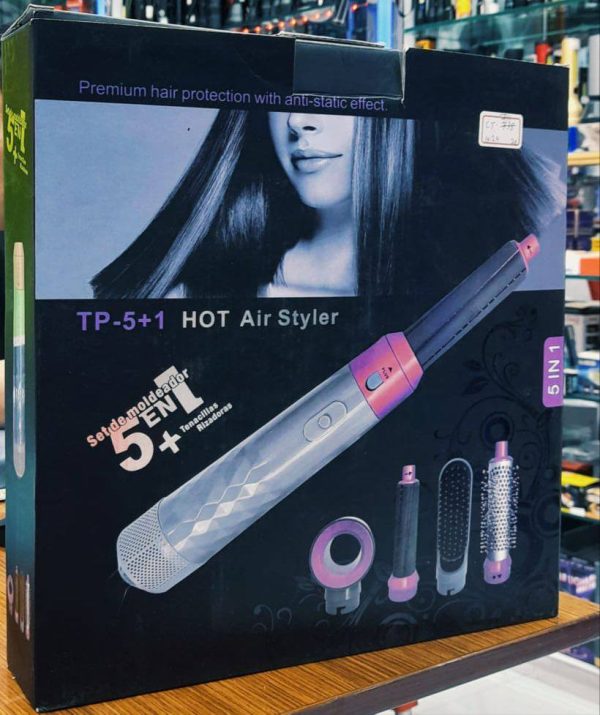 برس حرارتی و سشوار چندکاره 5 در 1 با سری قابل تعویض Hot Air Styler - Image 2