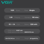 ست ماشین اصلاح سر، صورت و بدن VGR مدل V-102 Argentina Kit - Image 8
