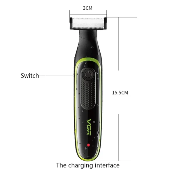 ماشین اصلاح موی سر، بدن و صورت VGR مدل V-017 - Image 2