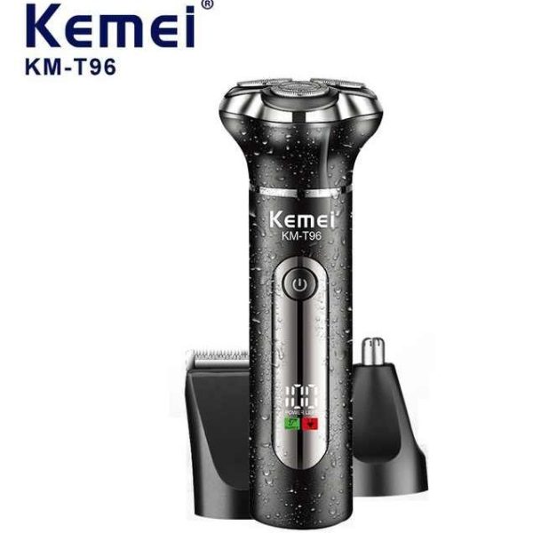 ماشین اصلاح موی صورت و بدن شارژی کیمی مدل KM-T96 - Image 1