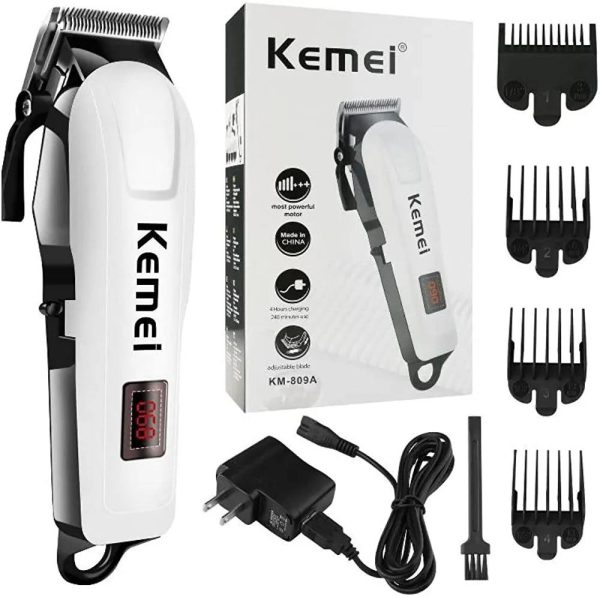 ماشین اصلاح شارژی کیمی مدل KM-809A با تیغه قابل تنظیم - Image 2