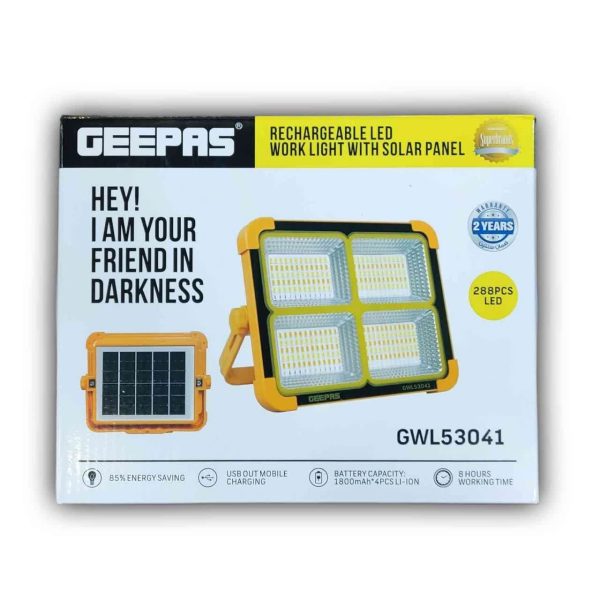 پروژکتور شارژی GEEPAS مدل GWL53041 - Image 3