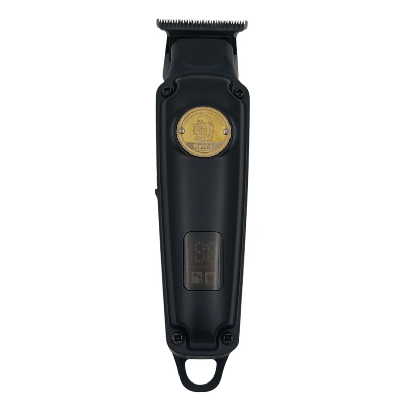 802d867461129793289e4b615dfc0ba20c5cab07_1727887844 تریمر حرفه ای سر و صورت کیمی مدل KM-2371 | تیغه T بدون ضربه | باتری 1200mAh | نمایشگر - Image 1