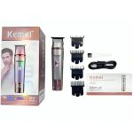 ماشین اصلاح شارژی کیمی مدل KM-1804 | ۴ شانه | باتری ۹۰ دقیقه‌ای | تیغه استیل