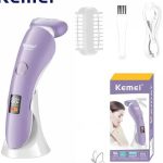 ماشین اصلاح بدن بانوان کیمی مدل KM-1539 | ضد آب | باتری قابل شارژ - Image 5