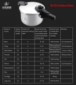 زودپز ۶ لیتری لایف اسمایل مدل ZDS 2 6L | استیل