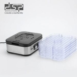 میوه خشک کن دی اس پی مدل KA9011 | با بدنه استیل و ۵ طبقه